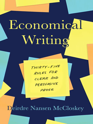cover image of Economical Writing